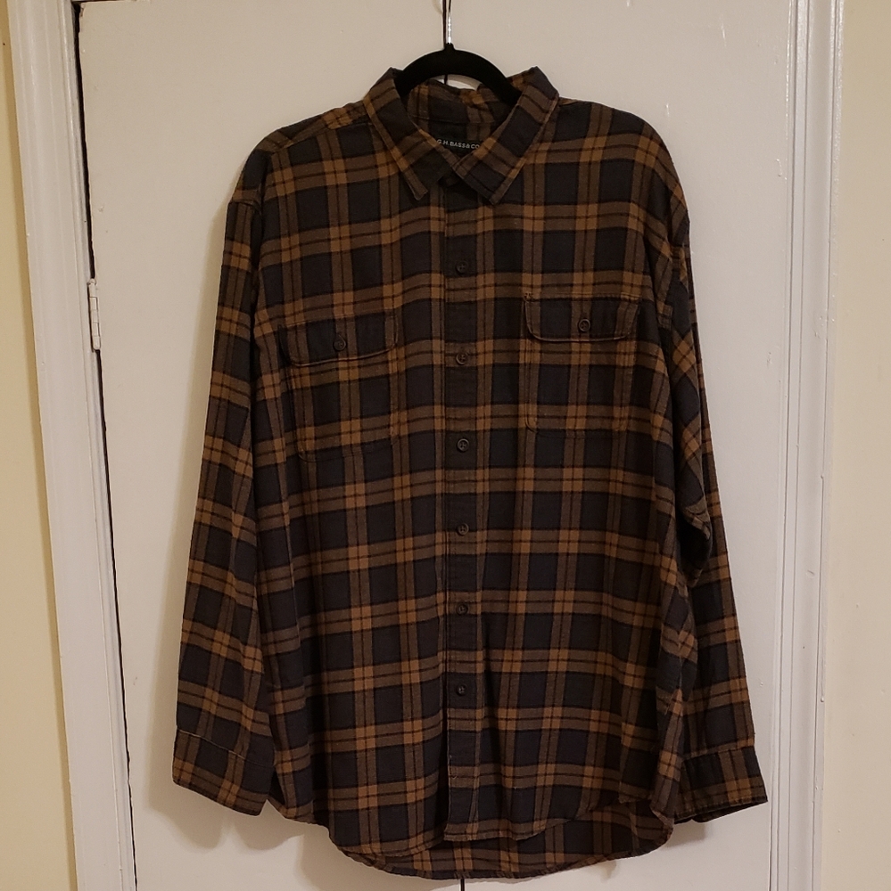 Vintage plaid button down shirt